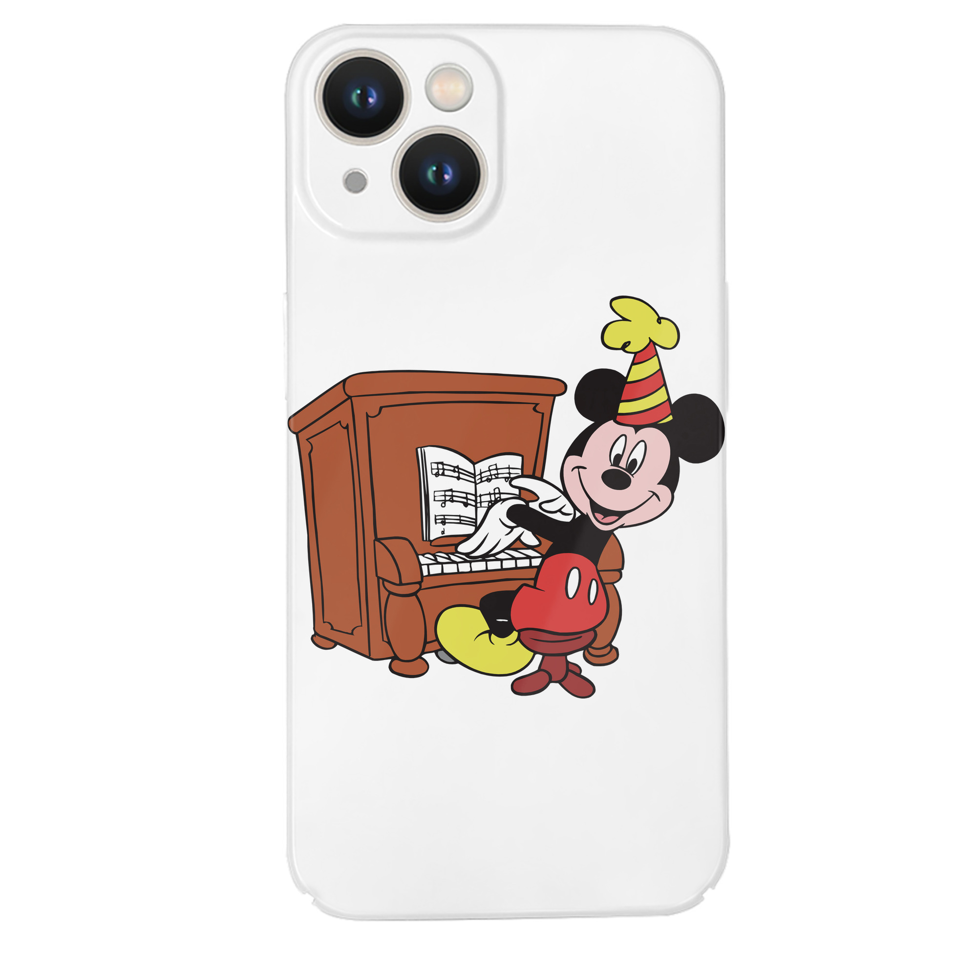 （画像用） ミッキーマウス Mickey Mouse 【iPhone 14シリーズ対応】ハードケース